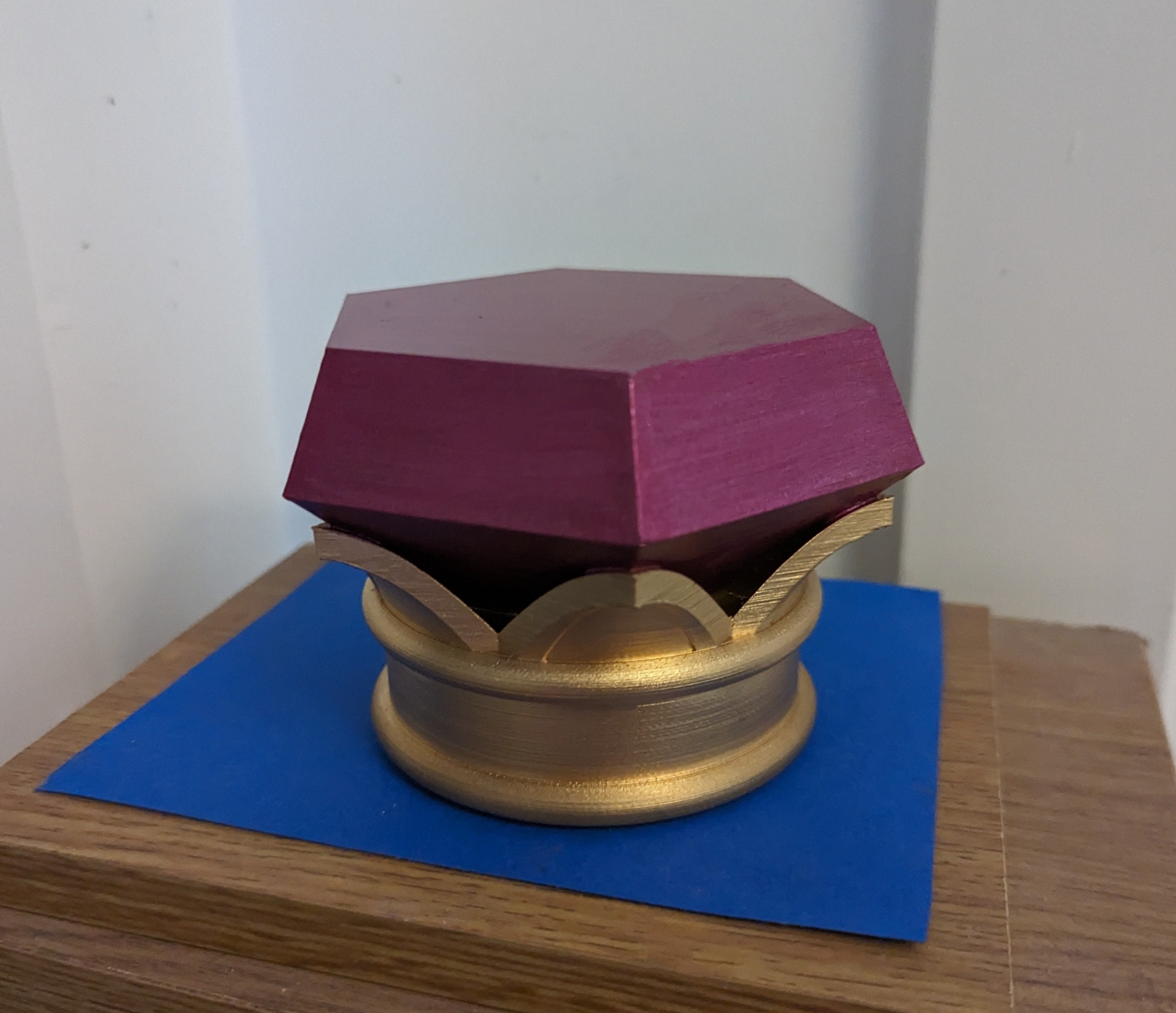 King Boo Inspired Crown - Dark Moon version - 3D Printed Mario Series Accessory