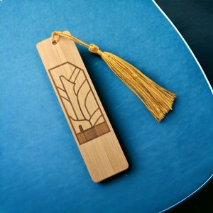 Honkai Star Rail Astral Express Ticket Bookmark - Laser Engraved Bamboo Bookmark