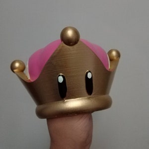 Mario Inspired Super Crown Peachette Bowsette Koopa Hime Crown Cosplay Accessory