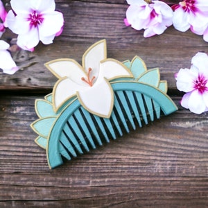 Mulan Inspired 3D Printed Hair Comb Cosplay Accessory