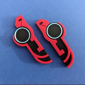 Xenoblade Chronicles X - Lin&#39;s Monado Hair Clips inspired Hair Clips