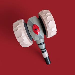 Handheld Mini Hammer Cosplay Prop Cosplay Accessory - Cult of the Lamb Inspired Costume Warmaker&#39;s Hammer Prop
