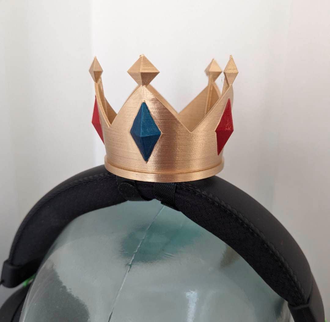 Mario Series Inspired King Boo Headset Headphones Crown Streamer