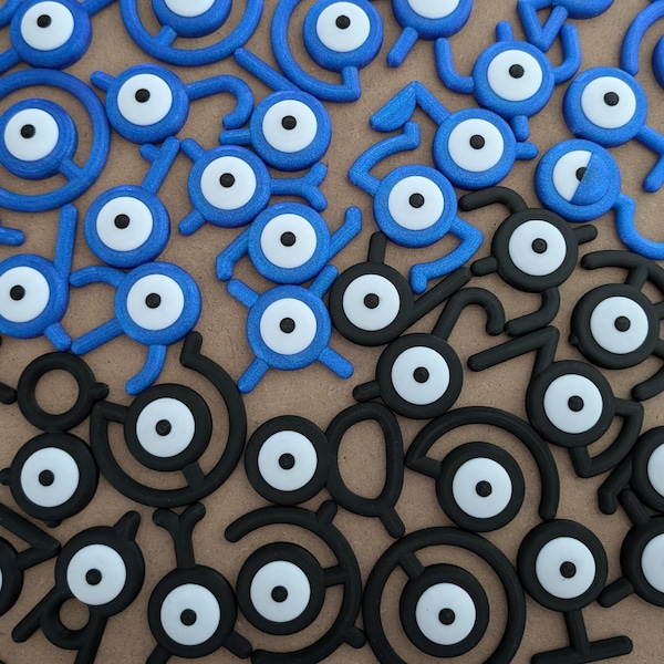 Alphabet Inspired Fridge Refridgerator Magnet Set - Personalised Pocket Monsters Magnets