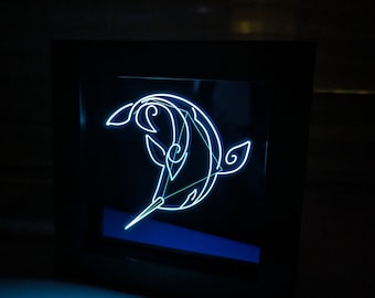 Childe Tartaglia Constellation USB Lightbox Light Lamp Frame - Genshin Impact Inspired Art