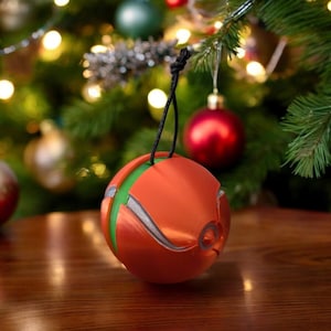 Morph Ball Bauble Inspired Christmas Tree Ornament
