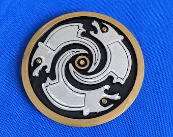 Brave Inspired Merida Celtic Bear Design Belt Centre