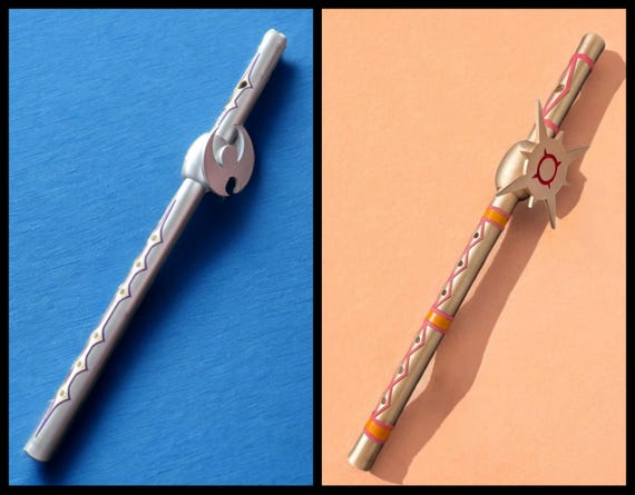 太陽の笛 - 太陽と月をモチーフにしたコスプレ用ポケフルート小道具