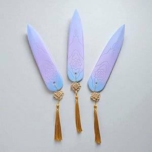 Cosplay Blades - K-Pop Inspired 3D Printed Hand Finished Blue and Pink Cosplay Costume Prop Set