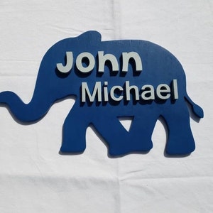 Personalized Childrens Name Sign | Nursery Name Sign | Nursery Decor | Childrens Room Decor | Custom Name Sign | Baby Shower Gift | Birthday