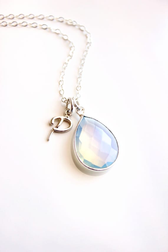 October Birthstone Necklace Etsy October Birthstone Necklace Etsy