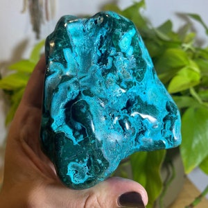 Chrysocolla Malachite- Chrysocolla-- Malachite- Healing Crystals