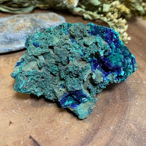Azurite and Malachite Raw Specimen-Azurite-Malachite-Healing Crystals