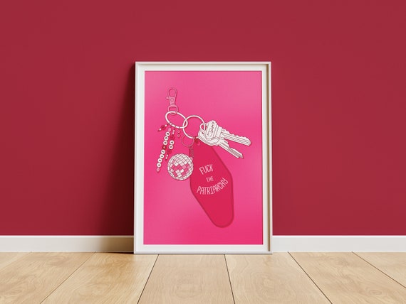 taylor swift poster - digital art print - all too well keychain - taylor's version art - pink