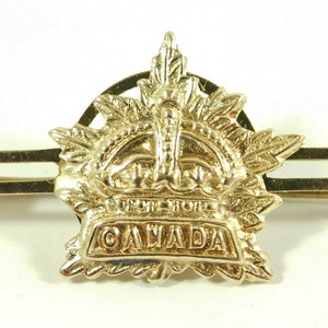 Antique 9ct Gold WWI WW1 Canadian Canada Military Sweetheart Broach Brooch (15785)