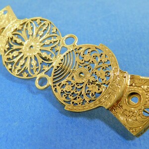 Antique Double Pocket Watch Verge Fusee Balance Cover Pin Brooch (16137)