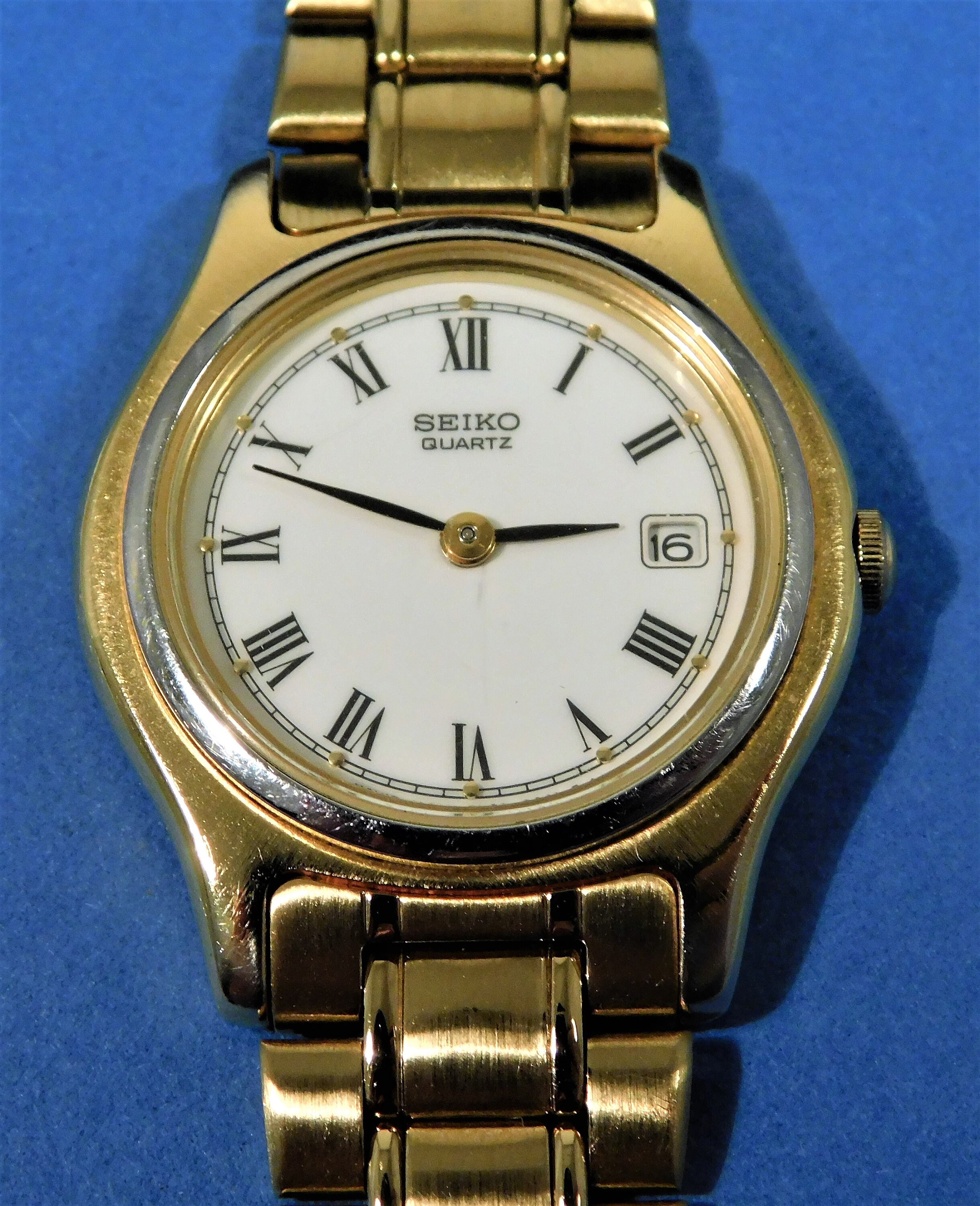 1970s Seiko Manual wind working white gold plate MCM design watch pendant Jewellery Watches Watch Necklaces 