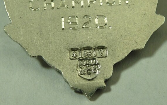 Antique Solid Sterling Silver Pocket Watch Fob Me… - image 9