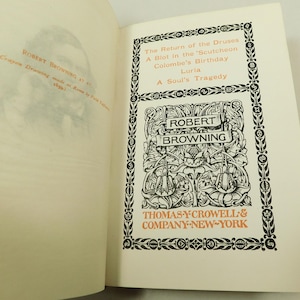 Antyczna Księga Poezji Wiersz Robert Browning Powrót Druzów Plama Na Tarczy (17525)