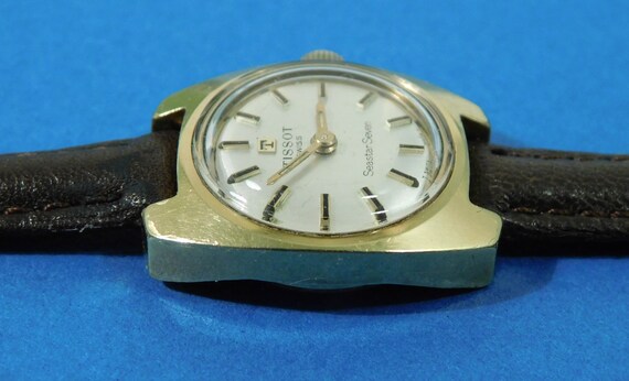 Vintage Ladies Tissot Seastar Seven Gold Plate Wr… - image 8