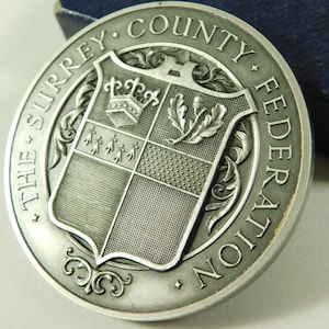 Medalla de bronce plateado de la Exposición de Panadería y Confitería de la Federación del Condado de Surrey, 1956 (15256)