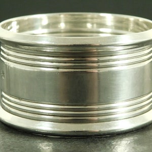 Vintage Solid Silver Serviette Napkin Ring 1981 By Francis Howard (16763)