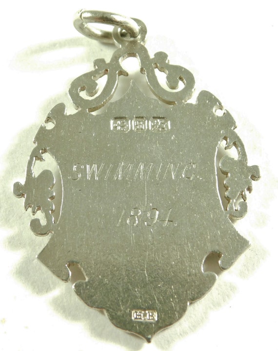 Antique Victorian Solid Silver Albert Chain Pocke… - image 6