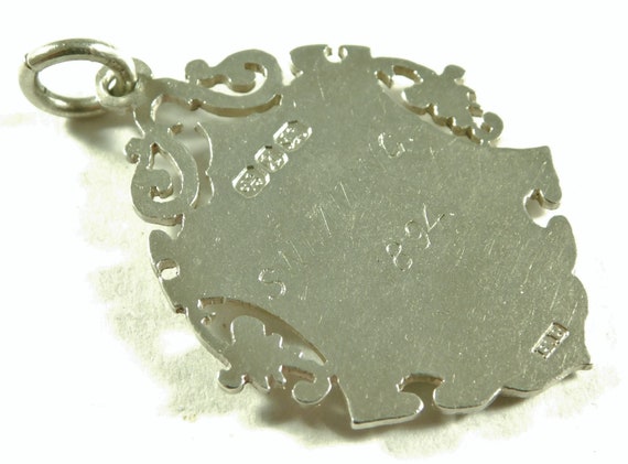Antique Victorian Solid Silver Albert Chain Pocke… - image 9