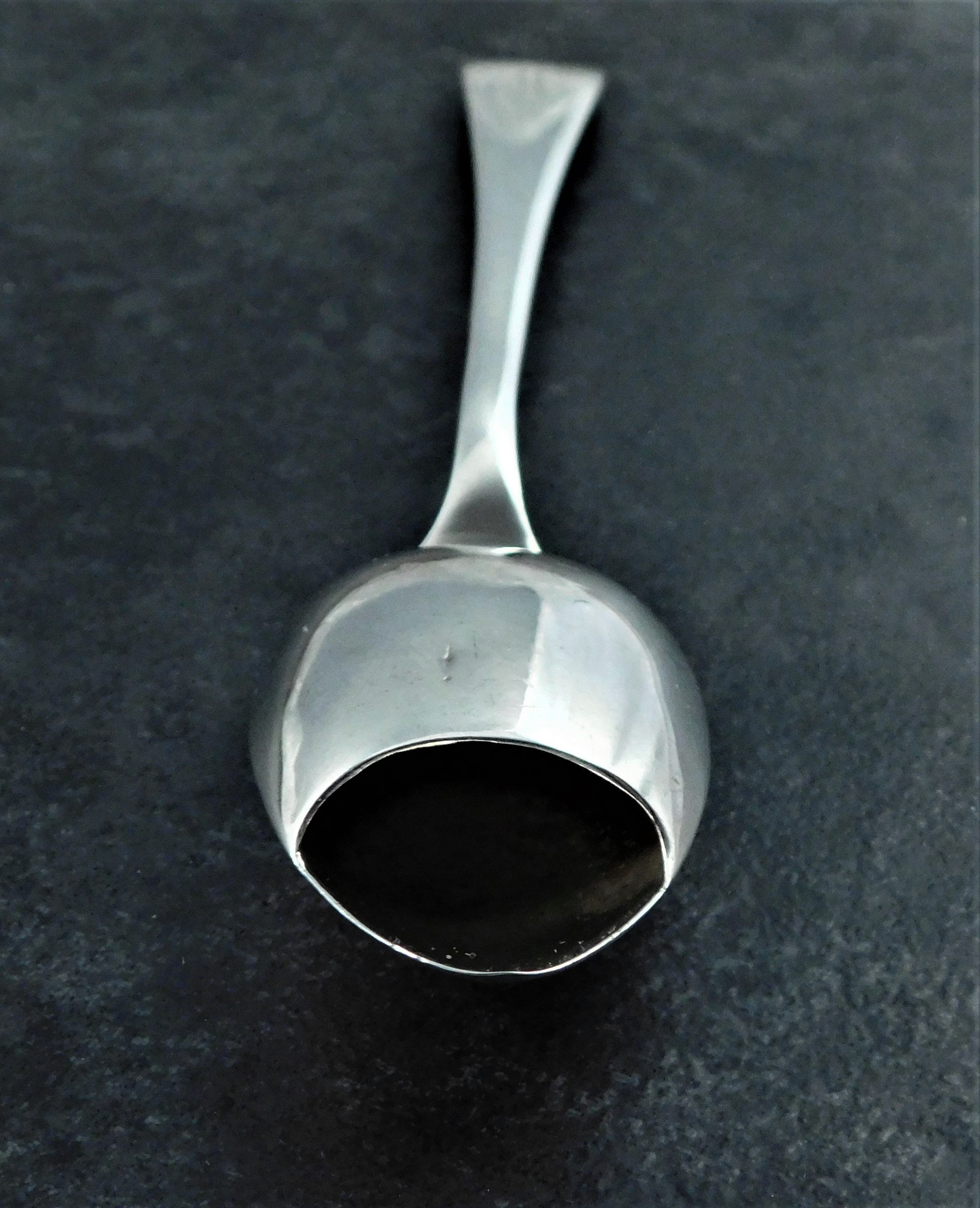 Vintage Solid Silver Invalid Feeder or Pap Spoon in Box 1935