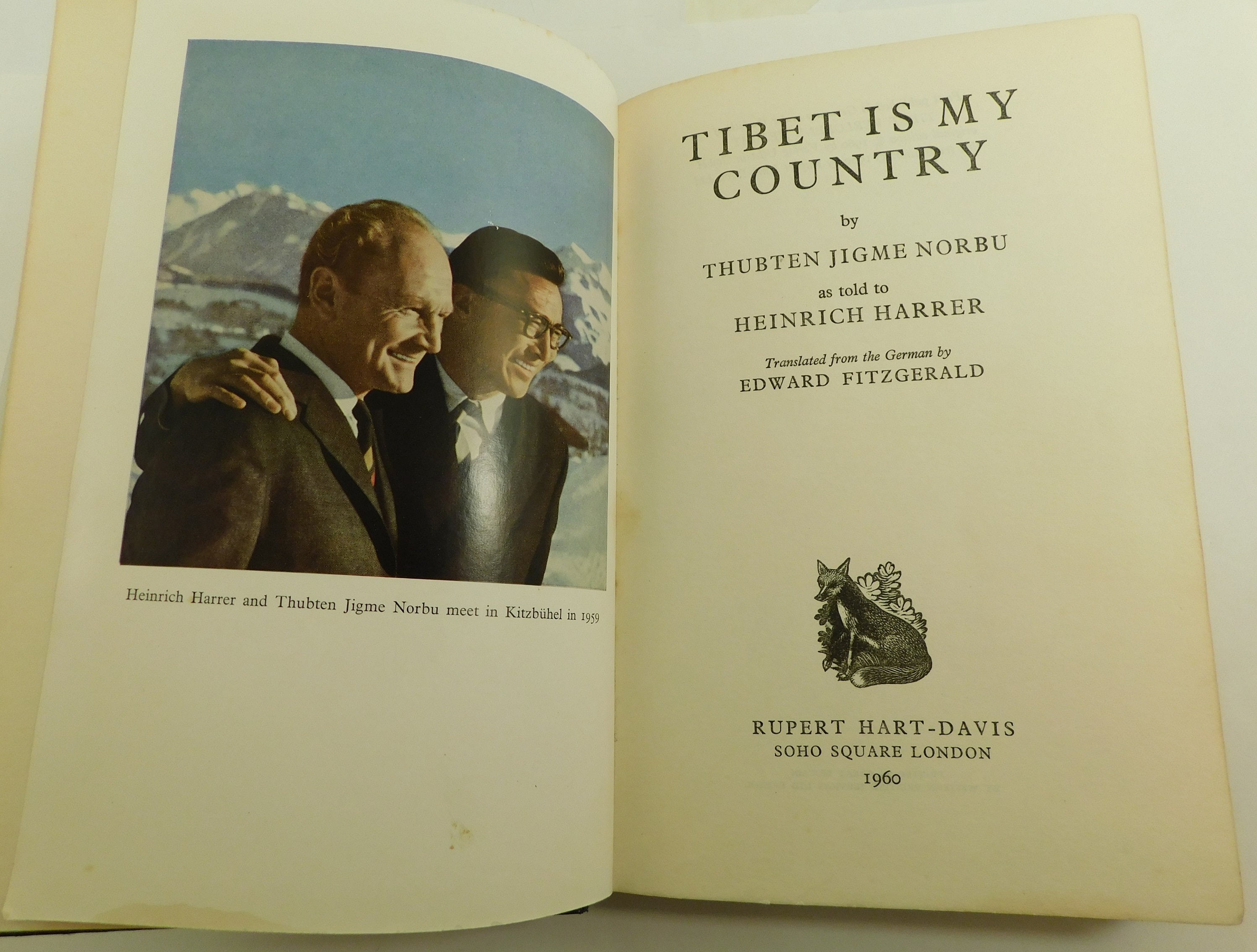 Tibet is My Country Autobiography Thubten Jigme Norbu 1960 First