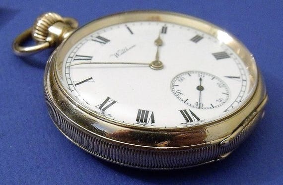datazione Waltham orologi da tasca