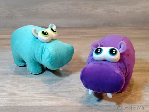 peluche géante hippopotame