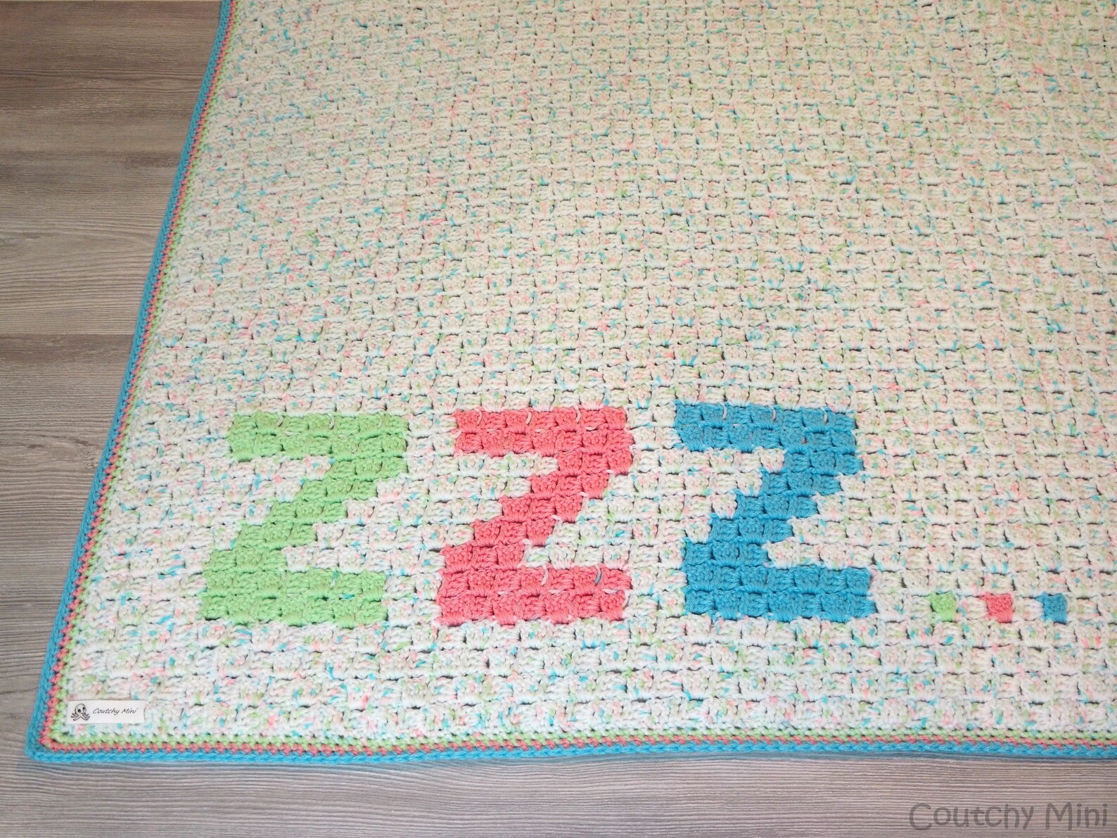 Baby zzz blanket baby crocheted blanket C2C blanket baby Etsy