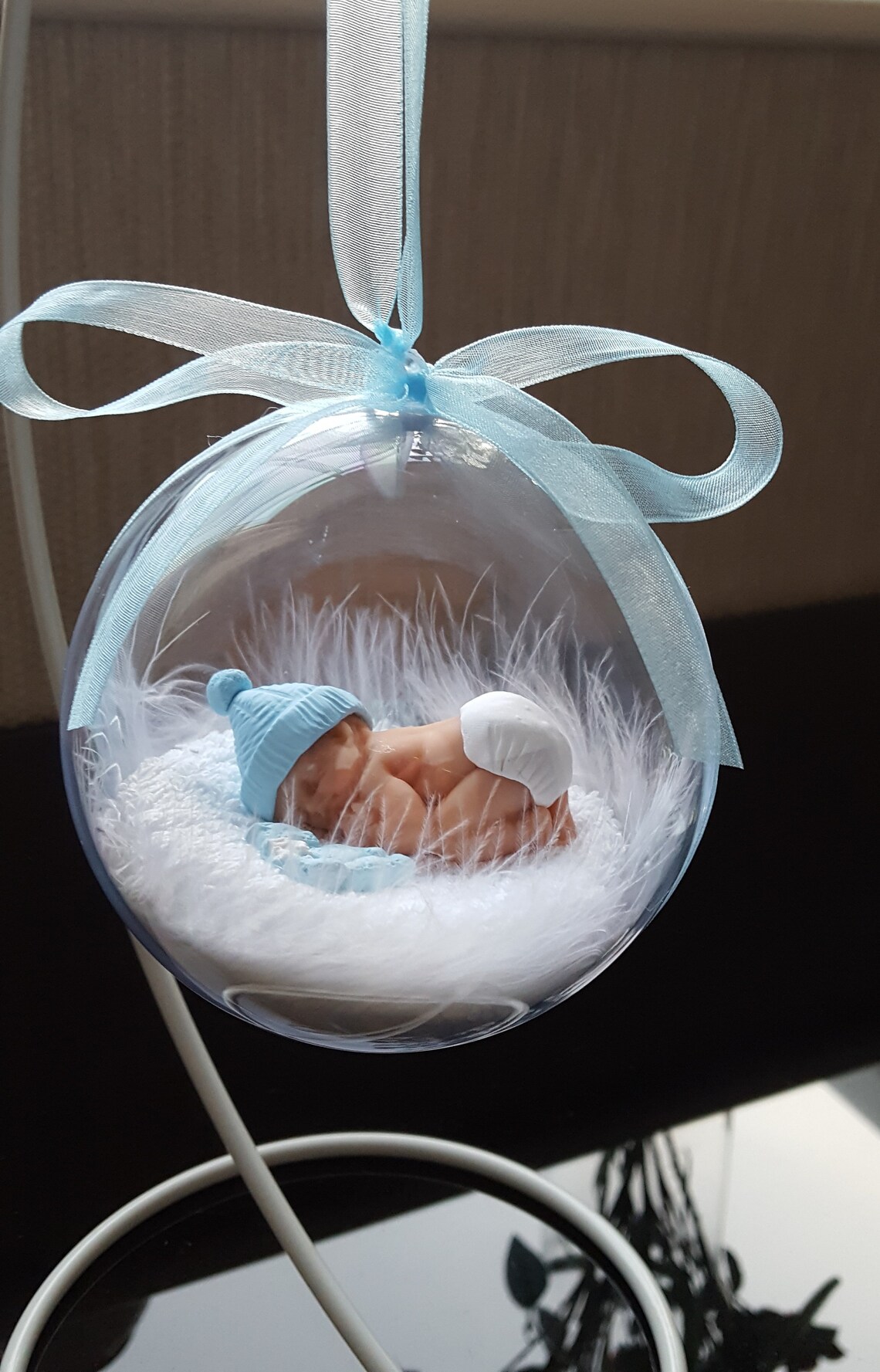 Handmade Ooak Polymer Fimo Clay Baby Bauble Baby Shower Gift - Etsy