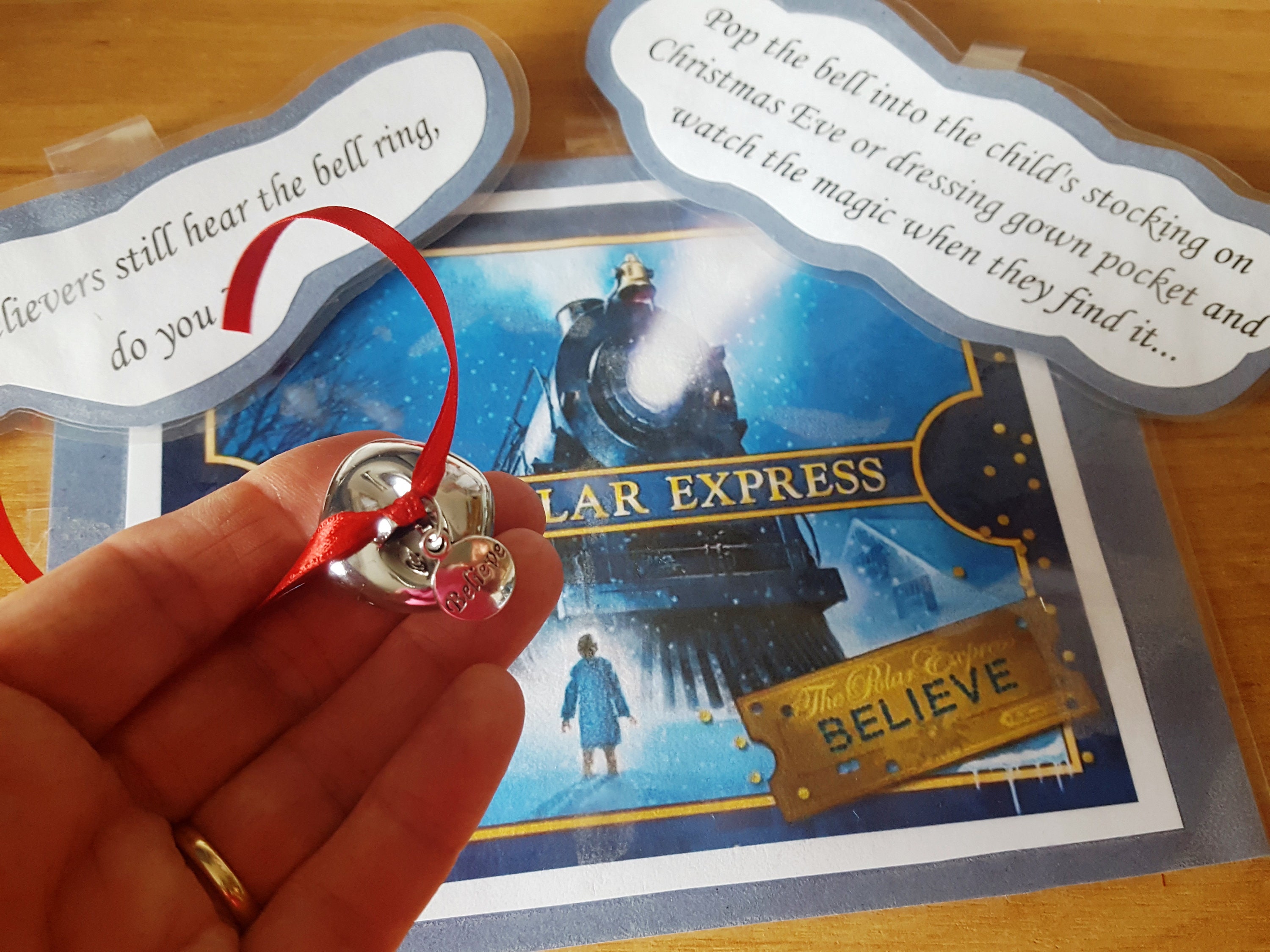 Polar Express inspired bells Etsy