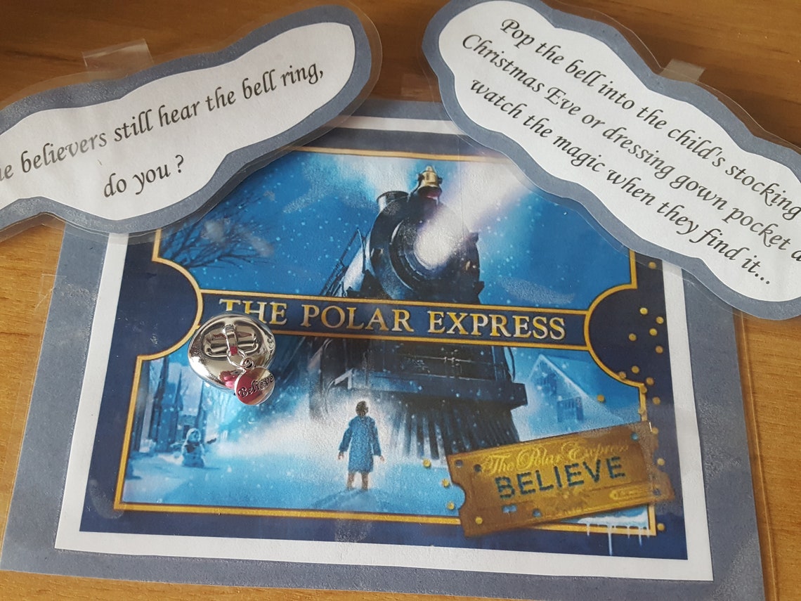 Polar Express inspired bells Etsy
