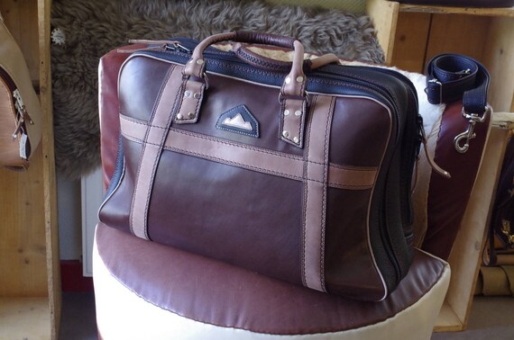 soft leather suitcase