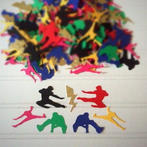 Ninja Confetti / 100 Assort Ninja Confetti / Power Rangers Confetti ...
