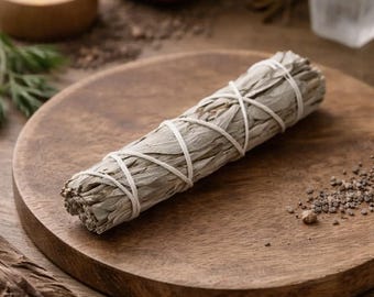 Slimline Sage Smudge Stick - White Sage 4"