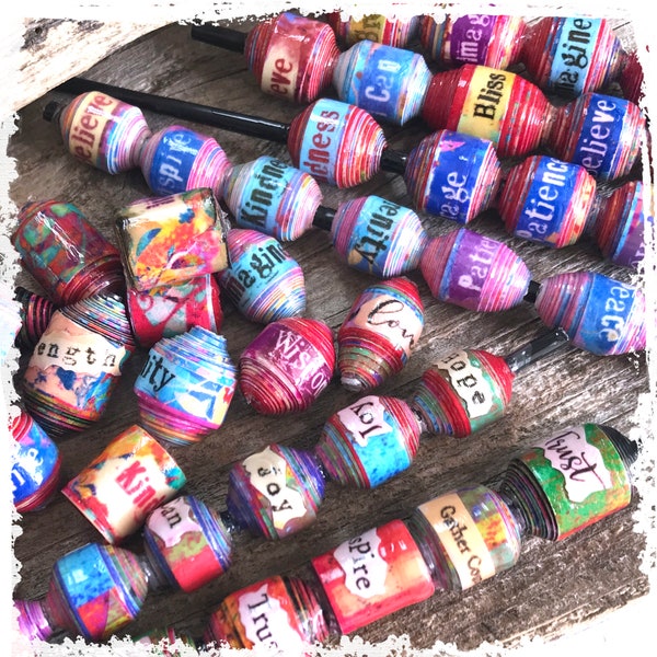 Word charm approximately 11mm-14mm, small affirmation charm colorful, pkg. 1, motivation bead,