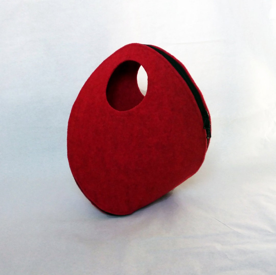 POPUP BAG a 3D Bag Made From a Single Felt Shape Etsy