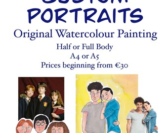 Custom Watercolour Portraits