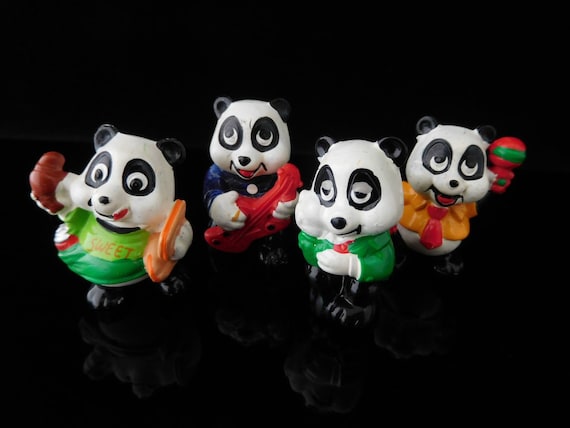 Vintage Toys, Collectible, Panda Party, Panda Bear, Complete