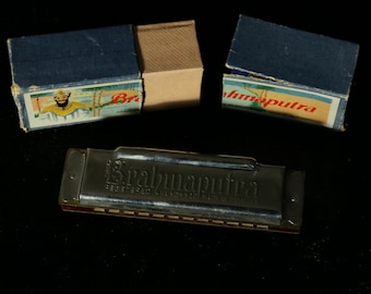 Table Game, collectible toy, vintage Brahmaputra HARMONICA, Registered No. 304522 Made in Germany 1950s
