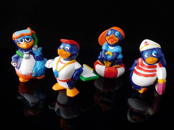 Vintage Toys, Collectible, Peppy Pingos Party, Penguin Puzzle, Marriage,  Complete Series of 4 Puzzle, KINDER Surprise Toys, Wedding Gift 