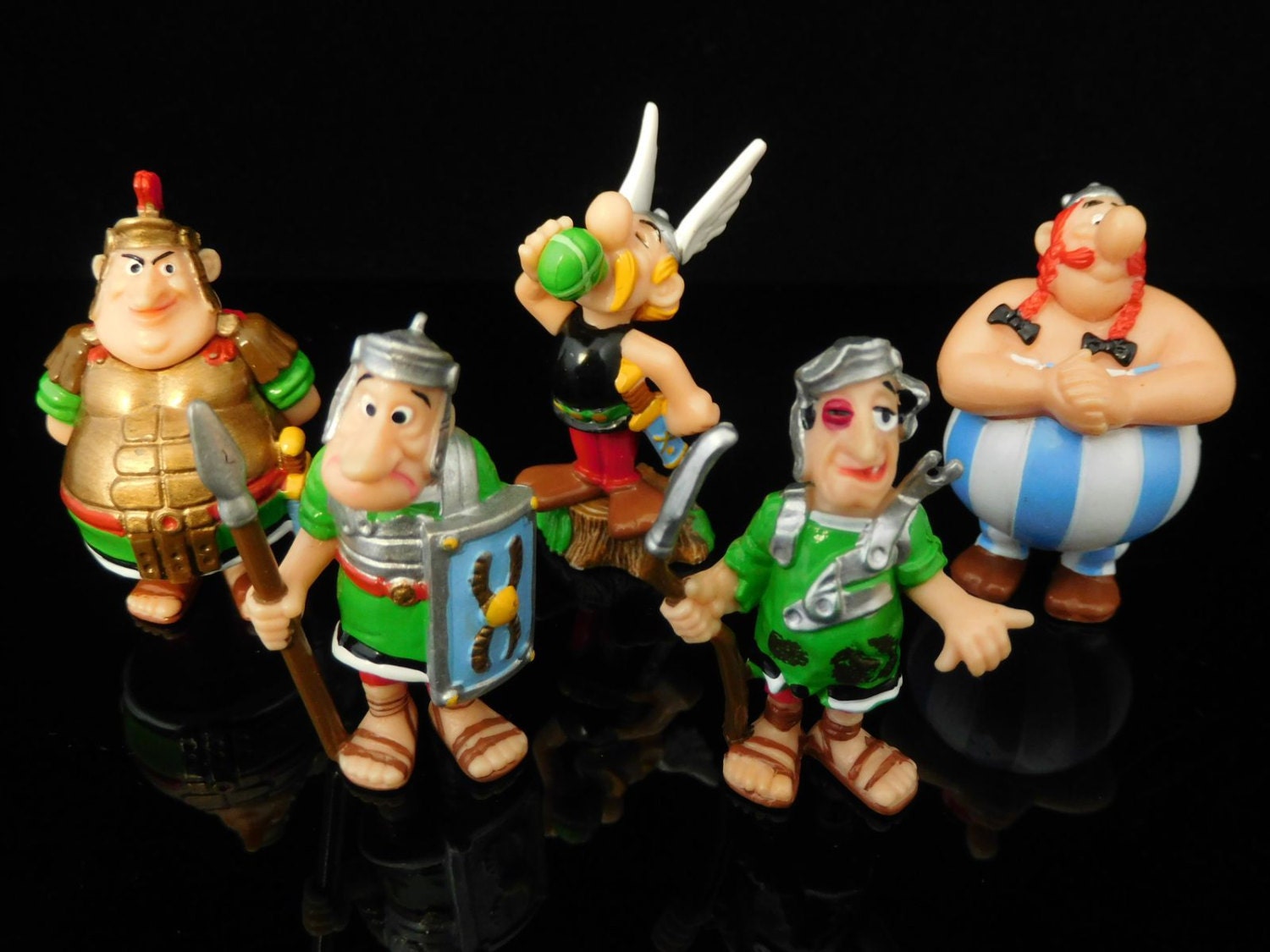 Plateau Métal Astérix Et Obélix – OFFRE MULTIVITAMINAS JUICE – Portugal 80's – Rare