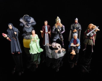 Vintage Toys, Collectible, The Lord of the Rings SET III, The Return of the King, Complete Series of 9 Figures, KINDER Surprise Figurines