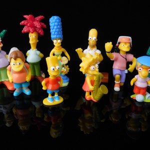 Vintage Toys, Collectible, The Simpsons, Complete Series, Vintage KINDER Surprise Figurines image 1