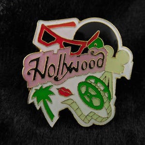 Vintage LOGO PIN Promotion Badge Miniature Toys Hollywood Enamel Pin Pinback Button Patch Pins Badge Clip Art Comic Movie Gift image 1
