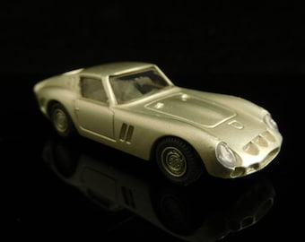 Vintage Toys, Collectible, Miniatur Praliné Car, H0, Ferrari GTO silver, W. Germany / Vintage Praliné Car / Mans gift